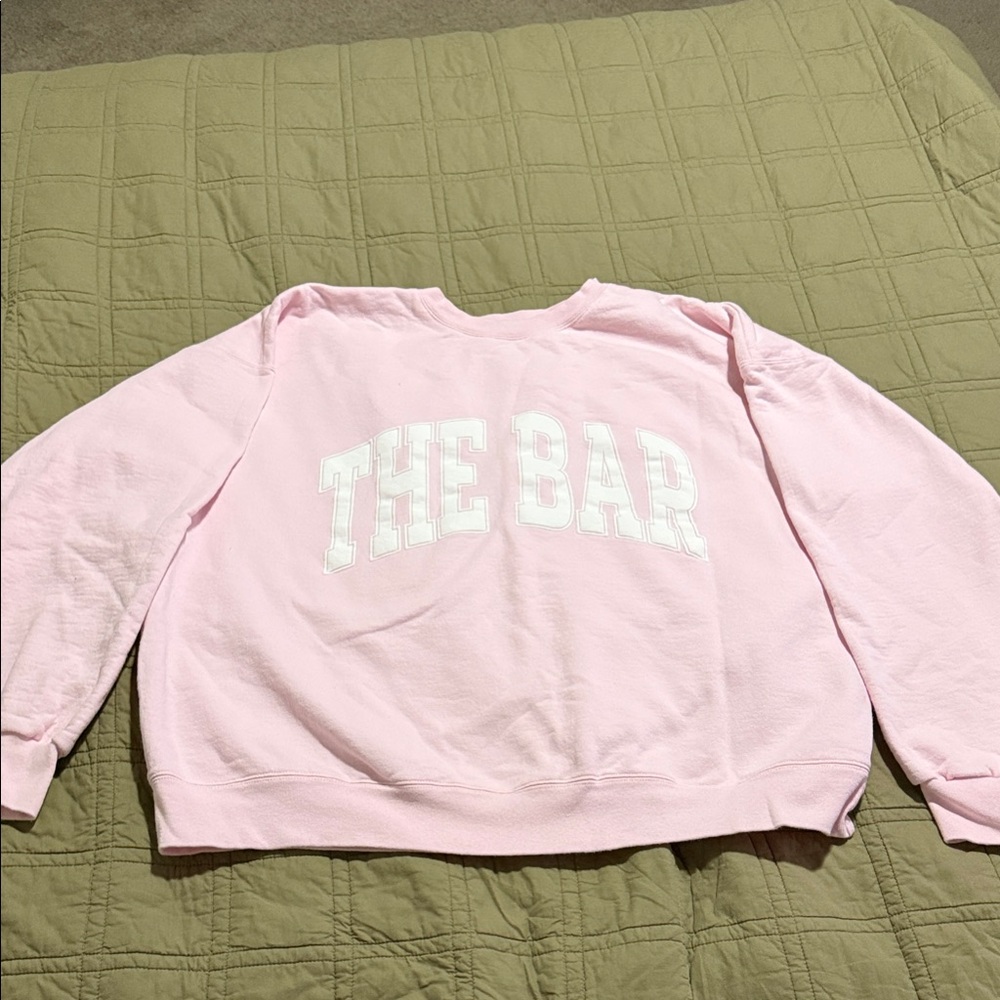 Pink 'The Bar' Sweatshirt